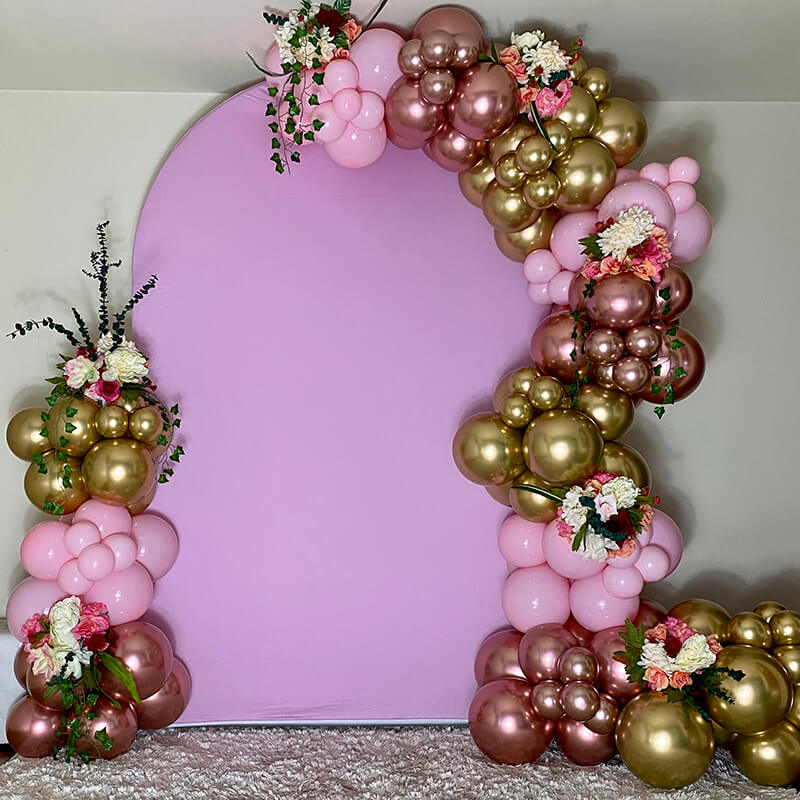 5X7ft Chiara Arched Backdrop Custom Arched Wall Backdrop Cover for Party Decoration-ubackdrop
