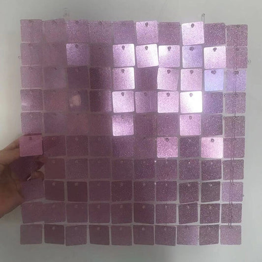 Frosted Purple Shimmer Wall Panels-ubackdrop