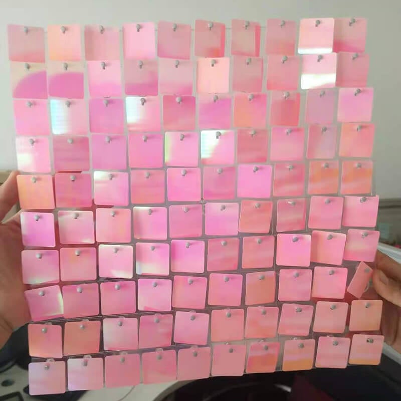 Gradient Pink Shimmer Wall Panels ¨C Easy Setup Wedding/Event/Theme Party Decorations-ubackdrop