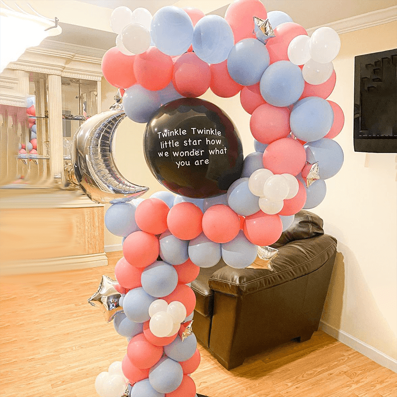 Party & Hoop Balloon Circle Loop Stand Moon | Question Mark | Half Circle Shape Balloon Arch Frame-ubackdrop